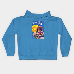 OG CHIMP - More Fun Than A Barrel of People Kids Hoodie